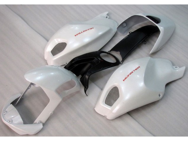 Carenado Moto Ducati Monster 696 2008-2012 - Blanco Rojo Monster Carenado Moto Ducati Monster 696 2008-2012 - Blanco Rojo Monster