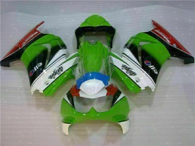 Carenado Moto EX250 2008-2012 - Blanco Verde Negro Ninja