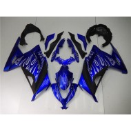 Carenado Moto EX300 2013-2016 - Azul Blanco Negro