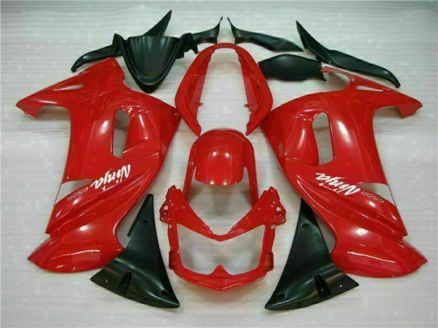 Carenado Moto EX650 2006-2008 - Brillante Rojo Carenado Moto EX650 2006-2008 - Brillante Rojo