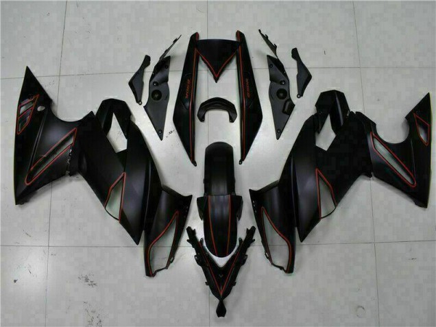 Carenado Moto EX650 2009-2011 - Negro Rojo Carenado Moto EX650 2009-2011 - Negro Rojo