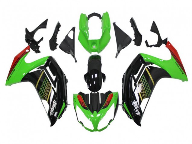 Carenado Moto EX650 2012-2016 - Verde Negro Carenado Moto EX650 2012-2016 - Verde Negro