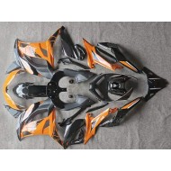 Carenado Moto EX650 2017-2019 - Brillante Naranja Negro