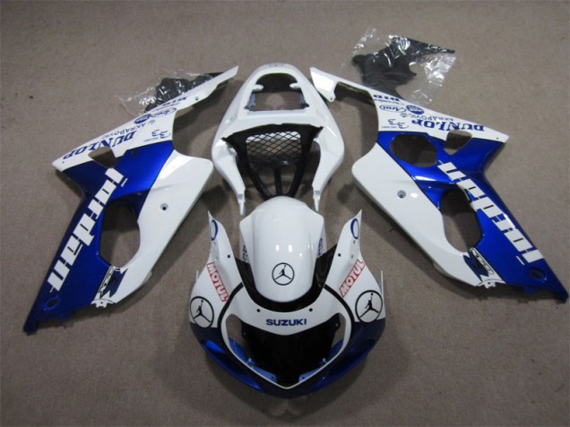 Carenado Moto GSXR 1000 K1 2000-2002 - Azul Blanco Jordan Motul Carenado Moto GSXR 1000 K1 2000-2002 - Azul Blanco Jordan Motul
