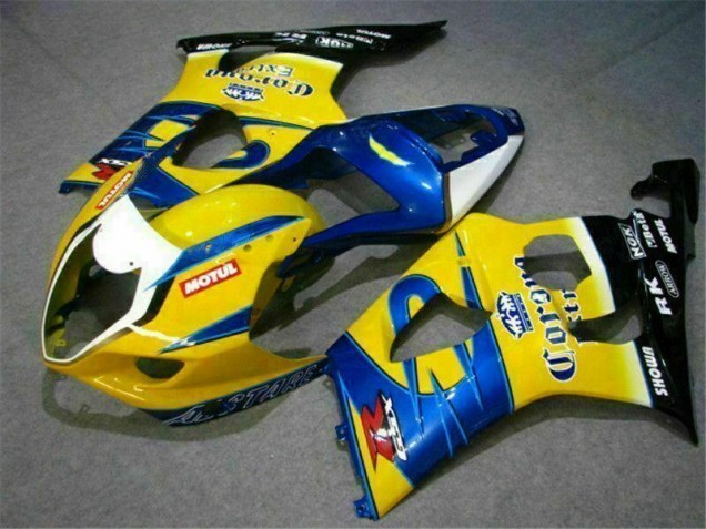 Carenado Moto GSXR 1000 K3 2003-2004 - Amarillo Azul Carenado Moto GSXR 1000 K3 2003-2004 - Amarillo Azul