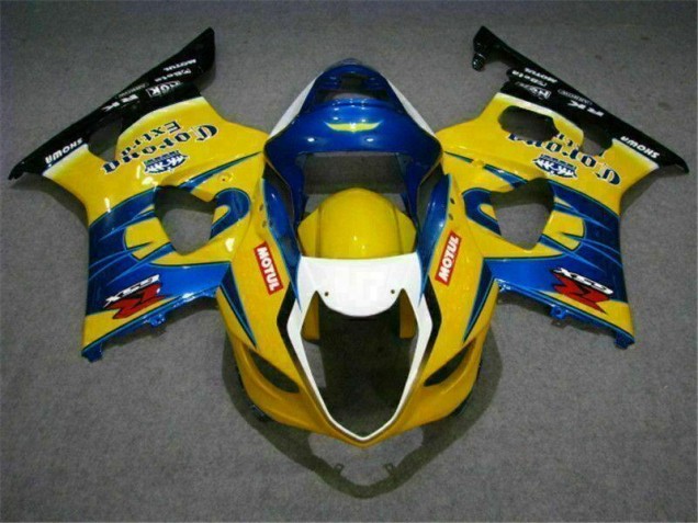 Carenado Moto GSXR 1000 K3 2003-2004 - Amarillo Azul Carenado Moto GSXR 1000 K3 2003-2004 - Amarillo Azul