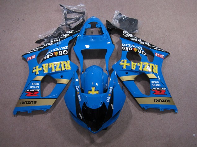 Carenado Moto GSXR 1000 K3 2003-2004 - Azul Rizla Q8 Oils Carenado Moto GSXR 1000 K3 2003-2004 - Azul Rizla Q8 Oils