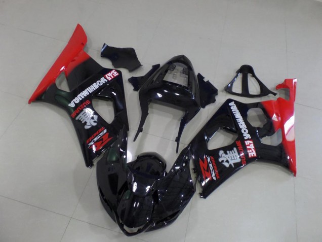 Carenado Moto GSXR 1000 K3 2003-2004 - Negro y rojo Carenado Moto GSXR 1000 K3 2003-2004 - Negro y rojo