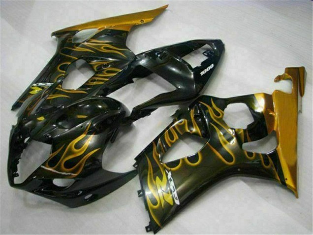 Carenado Moto GSXR 1000 K3 2003-2004 - Oro Negro