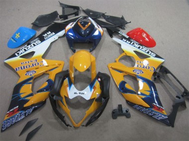 Carenado Moto GSXR 1000 K5 2005-2006 - Amarillo Azul Corona Extra