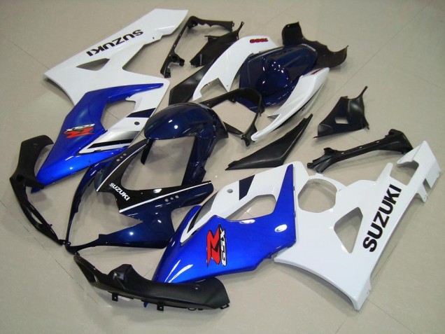 Carenado Moto GSXR 1000 K5 2005-2006 - Azul Blanco Negro Carenado Moto GSXR 1000 K5 2005-2006 - Azul Blanco Negro