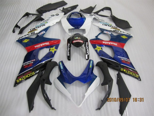 Carenado Moto GSXR 1000 K5 2005-2006 - Azul Negro Rockstar Carenado Moto GSXR 1000 K5 2005-2006 - Azul Negro Rockstar
