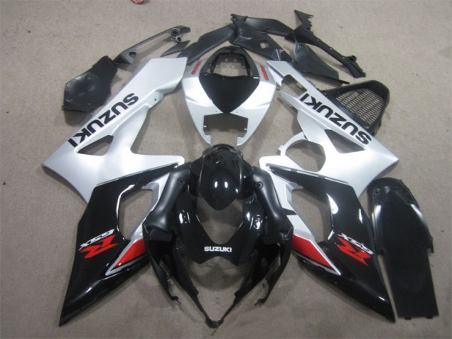 Carenado Moto GSXR 1000 K5 2005-2006 - Negro Blanco