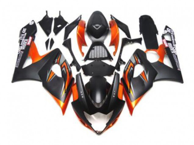 Carenado Moto GSXR 1000 K5 2005-2006 - Negro Naranja Carenado Moto GSXR 1000 K5 2005-2006 - Negro Naranja