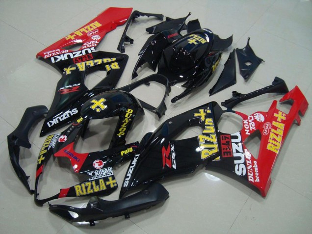 Carenado Moto GSXR 1000 K5 2005-2006 - Negro Rojo Rizla Carenado Moto GSXR 1000 K5 2005-2006 - Negro Rojo Rizla