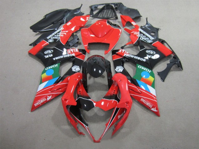 Carenado Moto GSXR 1000 K5 2005-2006 - Negro Rojo Verde Carenado Moto GSXR 1000 K5 2005-2006 - Negro Rojo Verde