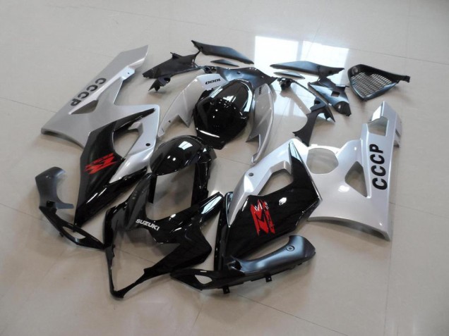 Carenado Moto GSXR 1000 K5 2005-2006 - Plata Negro Carenado Moto GSXR 1000 K5 2005-2006 - Plata Negro