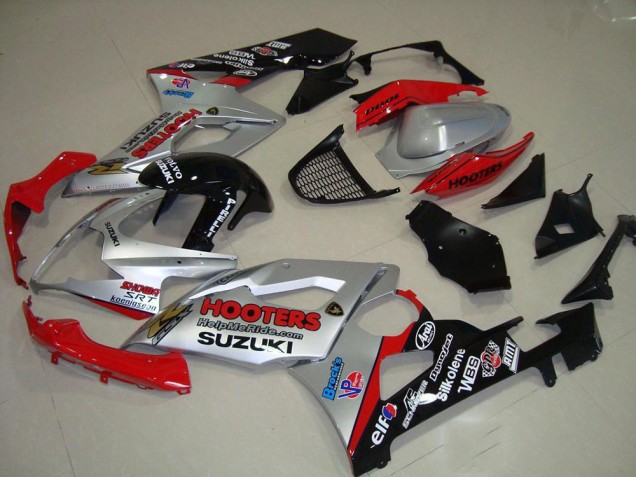 Carenado Moto GSXR 1000 K5 2005-2006 - Plata & Rojo Carenado Moto GSXR 1000 K5 2005-2006 - Plata & Rojo