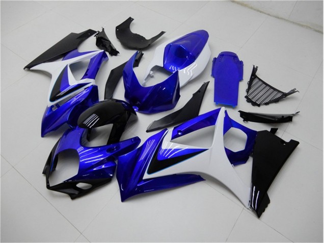 Carenado Moto GSXR 1000 K7 2007-2008 - Azul Blanco Negro Carenado Moto GSXR 1000 K7 2007-2008 - Azul Blanco Negro