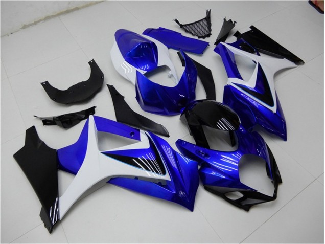 Carenado Moto GSXR 1000 K7 2007-2008 - Azul Blanco Negro Carenado Moto GSXR 1000 K7 2007-2008 - Azul Blanco Negro