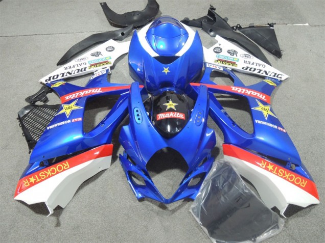 Carenado Moto GSXR 1000 K7 2007-2008 - Azul Rockstar Carenado Moto GSXR 1000 K7 2007-2008 - Azul Rockstar