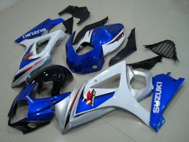 Carenado Moto GSXR 1000 K7 2007-2008 - Blanco Azul