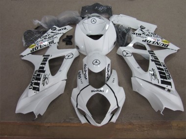 Carenado Moto GSXR 1000 K7 2007-2008 - Blanco Negro Jordan