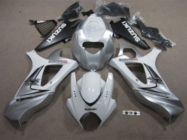 Carenado Moto GSXR 1000 K7 2007-2008 - Blanco Plata