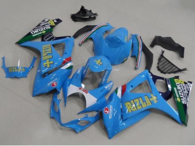 Carenado Moto GSXR 1000 K7 2007-2008 - Claro Azul Rizla