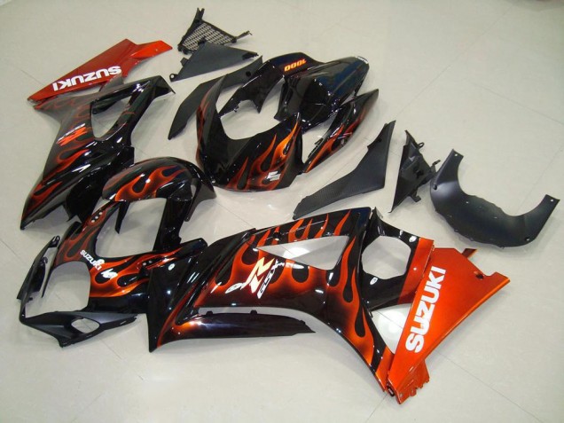 Carenado Moto GSXR 1000 K7 2007-2008 - Naranja Llama Carenado Moto GSXR 1000 K7 2007-2008 - Naranja Llama