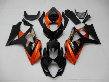 Carenado Moto GSXR 1000 K7 2007-2008 - Naranja Negro