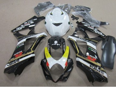 Carenado Moto GSXR 1000 K7 2007-2008 - Negro Blanco