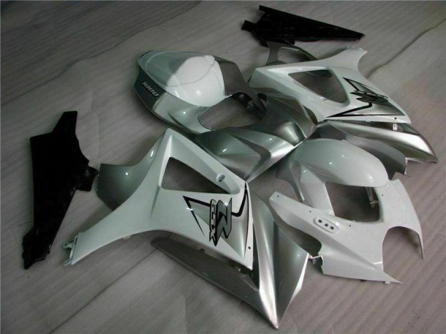 Carenado Moto GSXR 1000 K7 2007-2008 - Plata Blanco