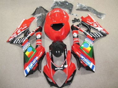 Carenado Moto GSXR 1000 K7 2007-2008 - Rojo Negro