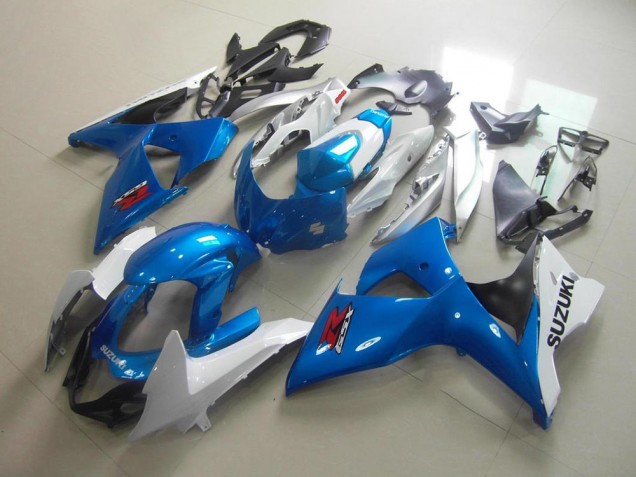 Carenado Moto GSXR 1000 K9 2009-2016 - Blanco Azul Carenado Moto GSXR 1000 K9 2009-2016 - Blanco Azul