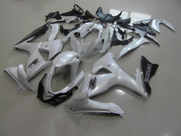 Carenado Moto GSXR 1000 K9 2009-2016 - Blanco Perla & Negro Carenado Moto GSXR 1000 K9 2009-2016 - Blanco Perla & Negro