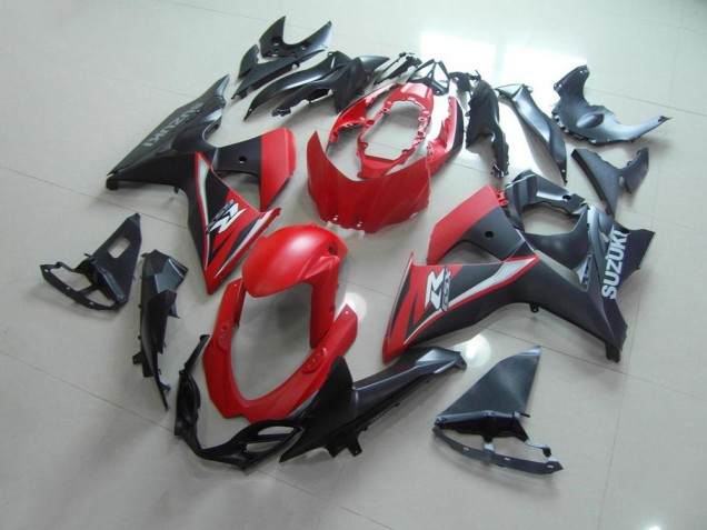 Carenado Moto GSXR 1000 K9 2009-2016 - Mate Rojo Negro Carenado Moto GSXR 1000 K9 2009-2016 - Mate Rojo Negro