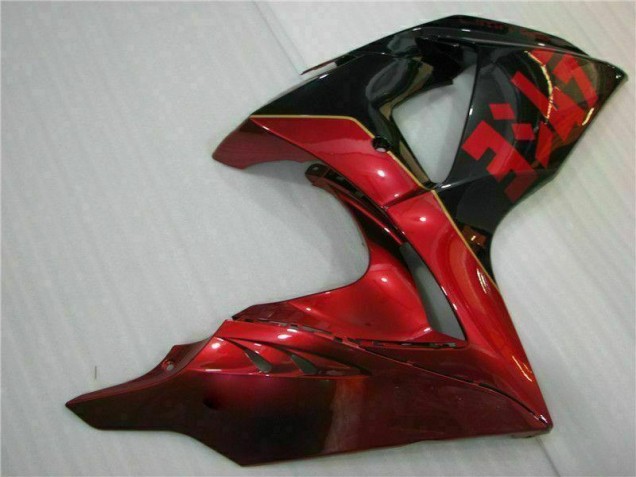 Carenado Moto GSXR 1000 K9 2009-2016 - Rojo Llama Negro Carenado Moto GSXR 1000 K9 2009-2016 - Rojo Llama Negro