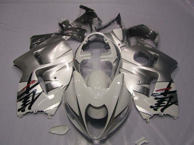 Carenado Moto GSXR 1300 Hayabusa 1996-2007 - Blanco Negro Calcomanía Carenado Moto GSXR 1300 Hayabusa 1996-2007 - Blanco Negro Calcomanía
