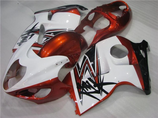 Carenado Moto GSXR 1300 Hayabusa 1996-2007 - Naranja Blanco Negro Carenado Moto GSXR 1300 Hayabusa 1996-2007 - Naranja Blanco Negro