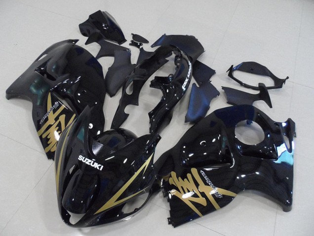 Carenado Moto GSXR 1300 Hayabusa 1996-2007 - Negro Oro Calcomanías Carenado Moto GSXR 1300 Hayabusa 1996-2007 - Negro Oro Calcomanías