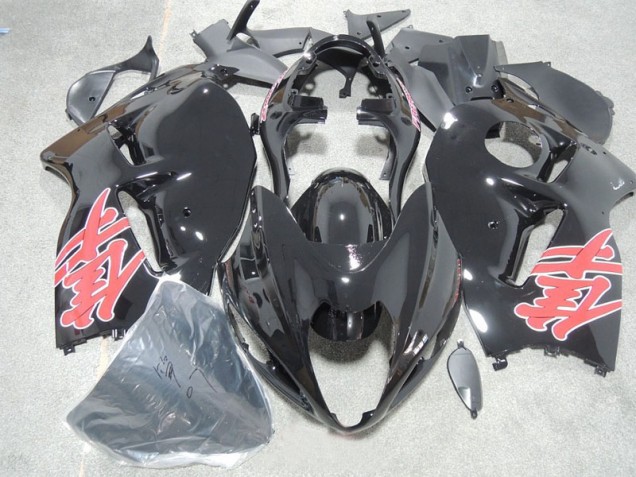 Carenado Moto GSXR 1300 Hayabusa 1996-2007 - Negro Rojo Calcomanía Carenado Moto GSXR 1300 Hayabusa 1996-2007 - Negro Rojo Calcomanía