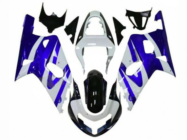 Carenado Moto GSXR 600 / 750 K1 K2 K3 2001-2003 - Azul Blanco Carenado Moto GSXR 600 / 750 K1 K2 K3 2001-2003 - Azul Blanco