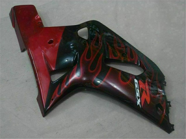 Carenado Moto GSXR 600 / 750 K1 K2 K3 2001-2003 - Negro Rojo Carenado Moto GSXR 600 / 750 K1 K2 K3 2001-2003 - Negro Rojo