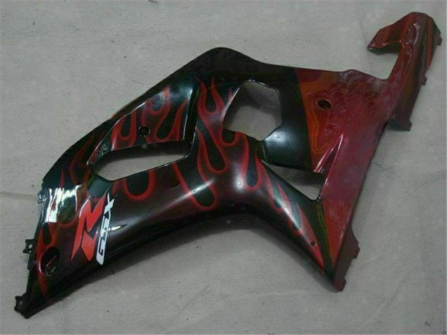 Carenado Moto GSXR 600 / 750 K1 K2 K3 2001-2003 - Negro Rojo Carenado Moto GSXR 600 / 750 K1 K2 K3 2001-2003 - Negro Rojo