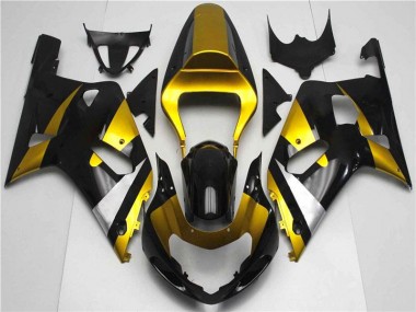 Carenado Moto GSXR 600 / 750 K1 K2 K3 2001-2003 - Oro Negro