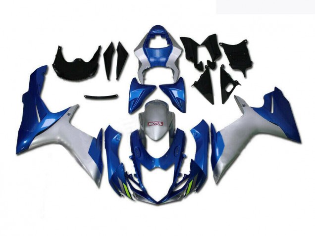Carenado Moto GSXR 600 / 750 K11 2011-2021 - Azul Plata