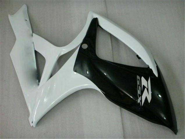 Carenado Moto GSXR 600 / 750 K6 2006-2007 - Negro Blanco Carenado Moto GSXR 600 / 750 K6 2006-2007 - Negro Blanco