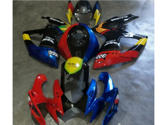Carenado Moto GSXR 600 / 750 K6 2006-2007 - Rojo Azul Carenado Moto GSXR 600 / 750 K6 2006-2007 - Rojo Azul