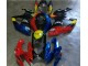Carenado Moto GSXR 600 / 750 K6 2006-2007 - Rojo Azul Carenado Moto GSXR 600 / 750 K6 2006-2007 - Rojo Azul